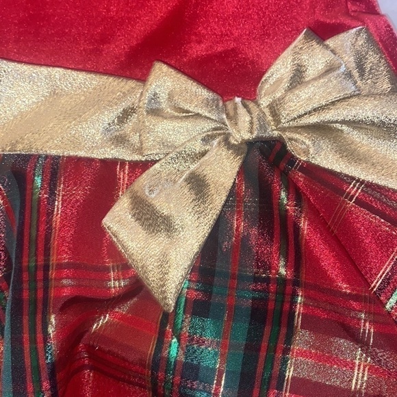 BONNIE JEAN Big Girls Long Sleeve Velvet Bodice
Plaid Sparkle Skirt Dress 4/4T - Picture 9 of 9